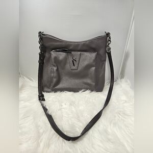 Simply Vera Vera Wang Charcoal Crossbody Bag